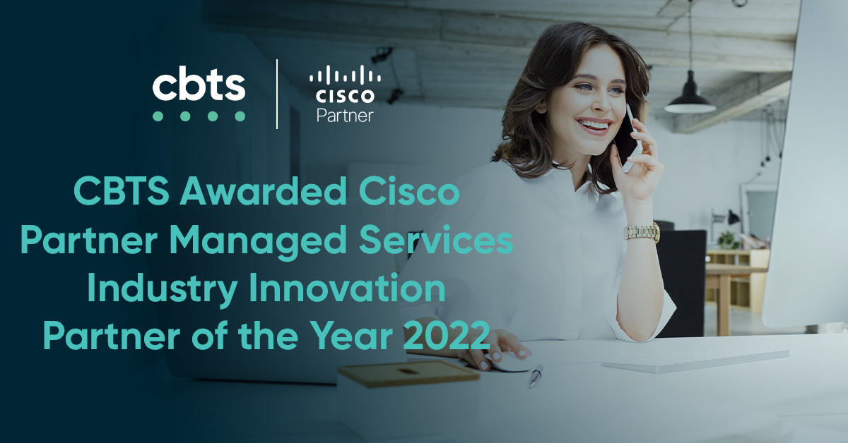 CBTS named a Partner Managed Services Industry Innovation Partner of the Year