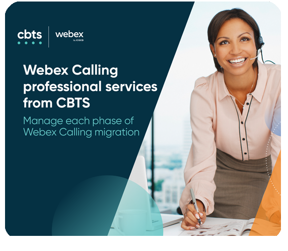 Webex Calling professional services from CBTS